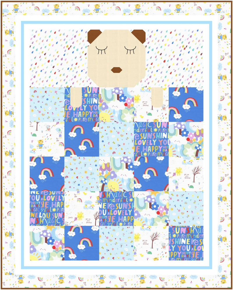 Baby Dreams Blue Quilt Kit