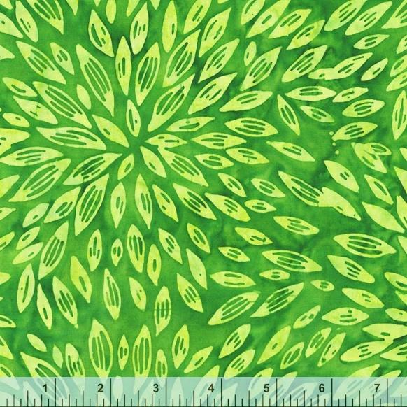 Anthology Fabrics Seaglass Spaced Lines 2363Q Grass