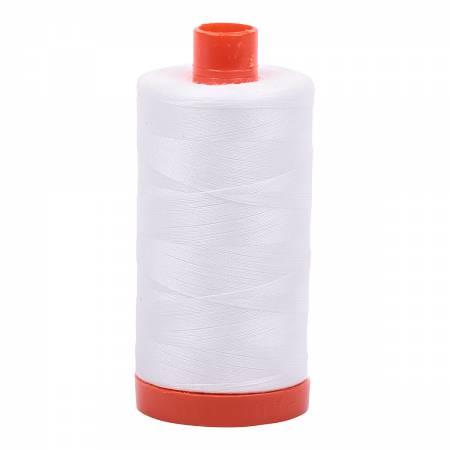 Aurifil 50 wt Cotton Thread 1422 yds MK50SP2021 Natural White