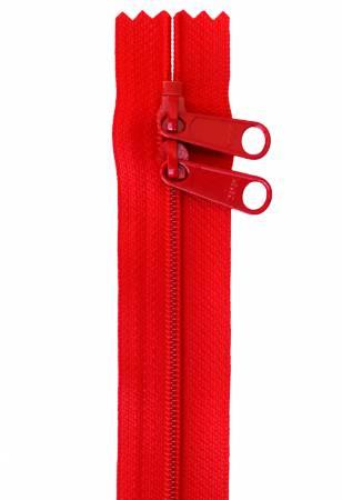 By Annie Handbag Zipper 30 inch Double Slide ZIP30-260 Atom Red