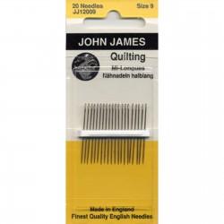 Colonial Needle Co. John James Between Quilting Needles Size 9 JJ120-09