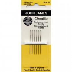 Colonial Needle Co. John James Chenille Needles Assorted Sizes 18 to 24 JJ188-18-24