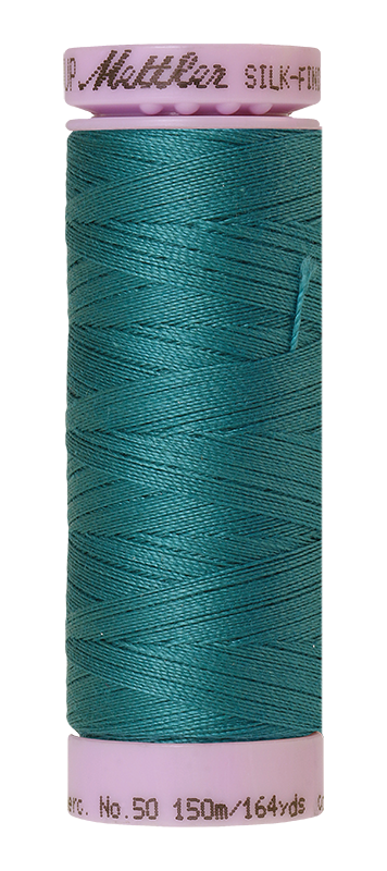 Mettler Silk Finish 50 wt Cotton Thread 164 Yds 9105-1472 Caribbean