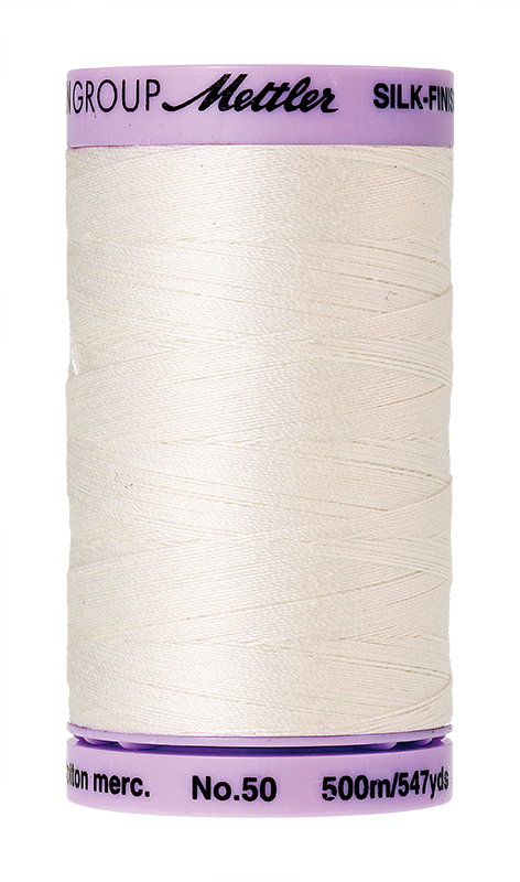 Mettler Silk Finish 50 wt Cotton Thread 547 Yds 9104-3000 Candlewick