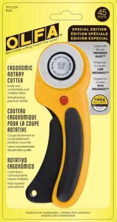 OLFA 45mm Deluxe Ergonomic Rotary Cutter RTY2DX