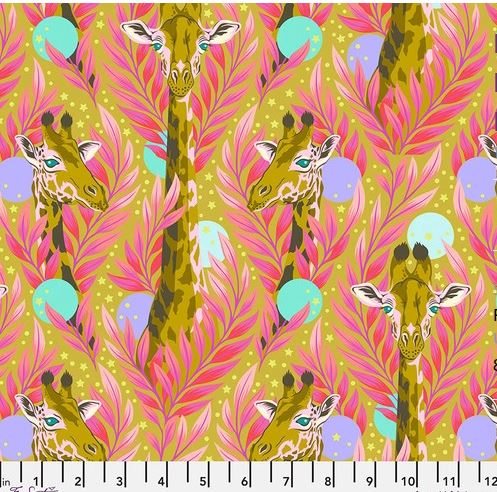 FreeSpirit Fabrics Everglow by Tula Pink Neck for Days PWTP203.Moonbeam