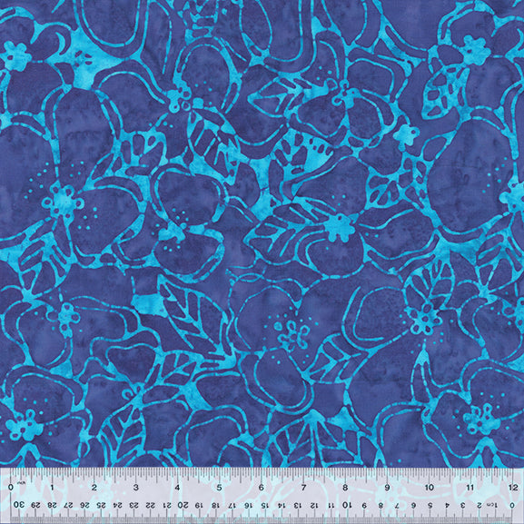 Anthology Fabrics Quiltessentials 6: Splash 430Q-4 Morning Glory Deep Purple