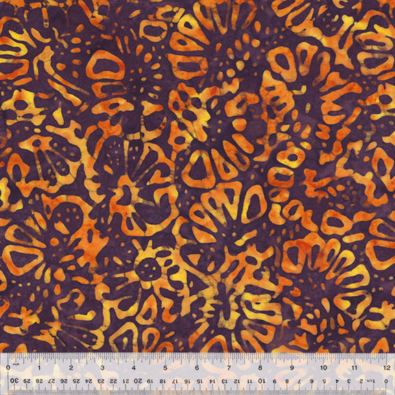 Anthology Fabrics Quiltessentials 6: Splash 436Q-1 Organic Floral Marmalade