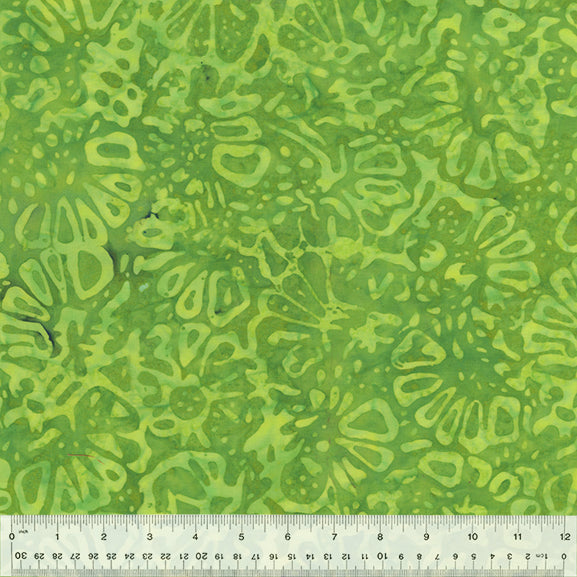 Anthology Fabrics Quiltessentials 6: Splash 436Q-2 Organic Floral Grass