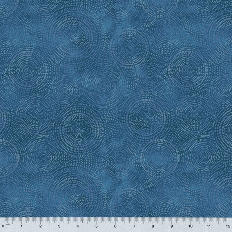 Windham Fabrics Radiance 53727 27 Blue Jeans