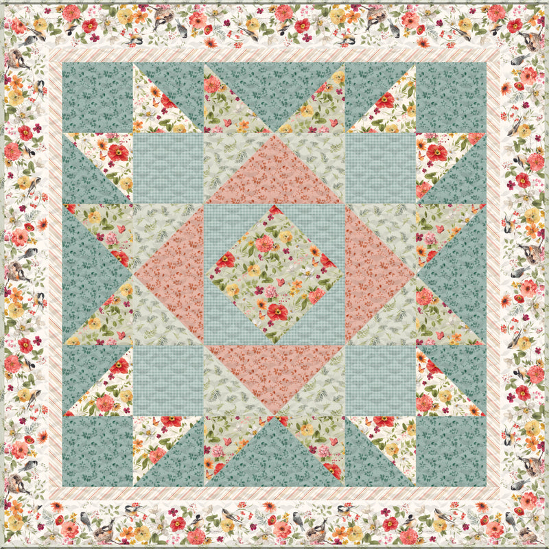 Blessed By Nature Table Topper Quilt Kit
