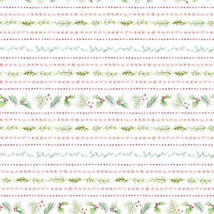 Freckle & Lollie A Swell Noel by Kathy Davis Holly Doodle D101 White