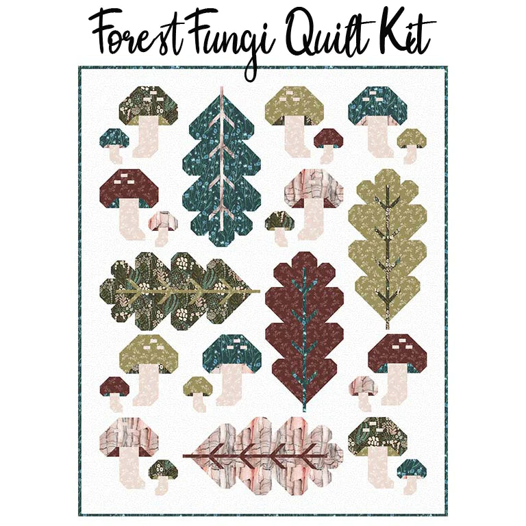 Forest Fungi Trek Quilt Kit