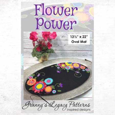 Granny's Legacy Patterns Flower Power by Katie Hebblewhite and Kim Zenk GLP 396