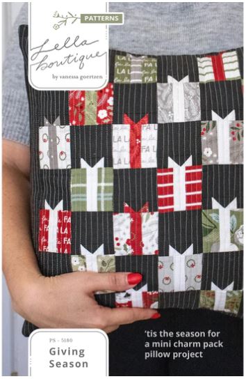 Giving Season Pillow Pattern by Lella Boutique PS1580
