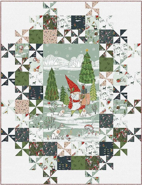 Grand Central Quilt Kit Featuring Enchanted Forest by Cori Dantini for FreeSpirit Fabrics