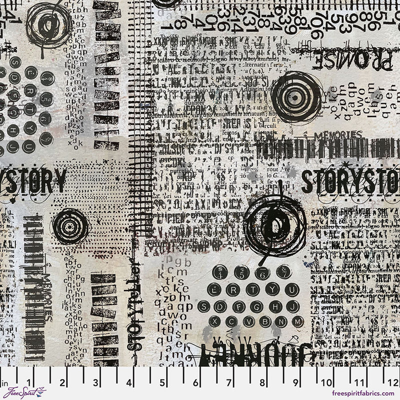 FreeSpirit Fabrics Storyboard by Seth Apter Printed Matter PWSE009.PAPER