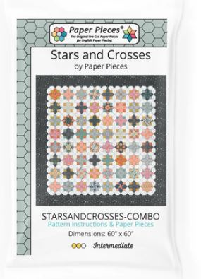 Paper Pieces Stars & Crosses Pattern & Piece Pack