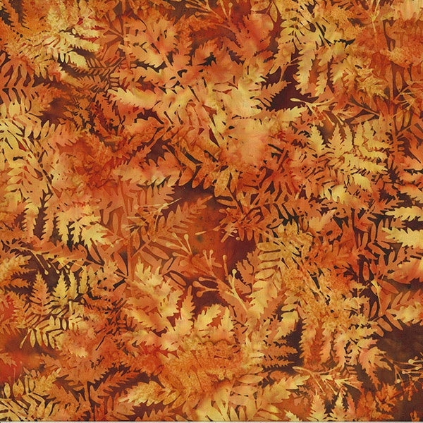 Hoffman Fabrics Bali Batik Fern V2518 293 Fox