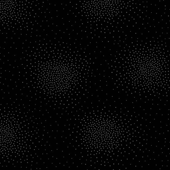 Andover Fabrics Century Black on Black Dot Clusters CS-9677-K