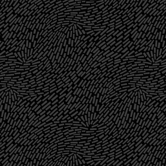 Andover Fabrics Century Black on Black Mosaic CS-9692-K