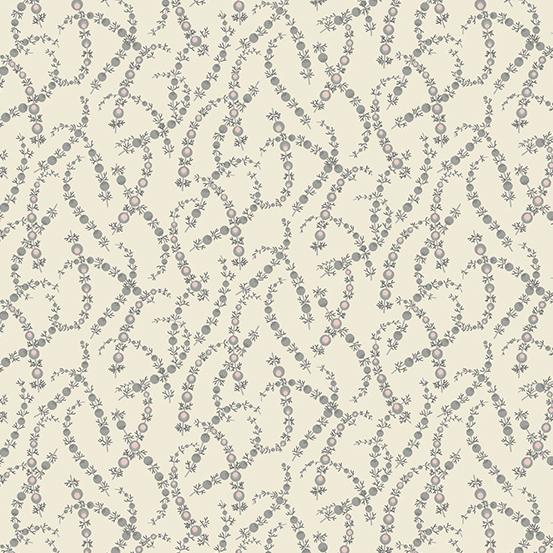 Andover Fabrics Moonstone by Laundry Basket Quilts Juniper A 9179 C Parchment