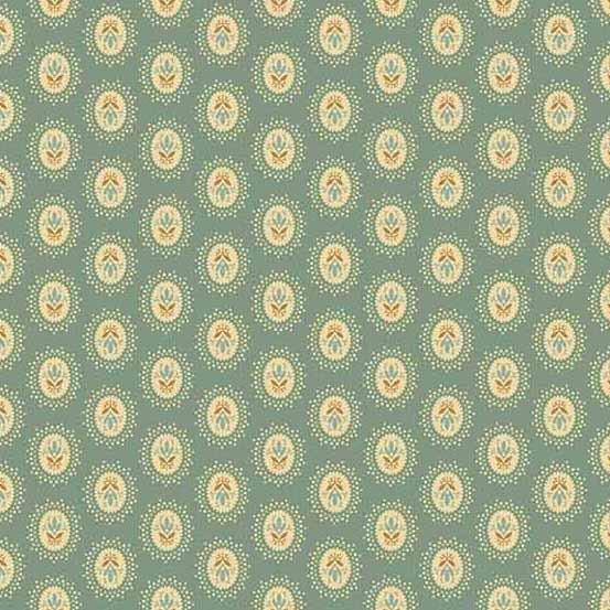 Andover Fabrics Primrose by Laundry Basket Quilts Cameo A 535 T Robin Egg