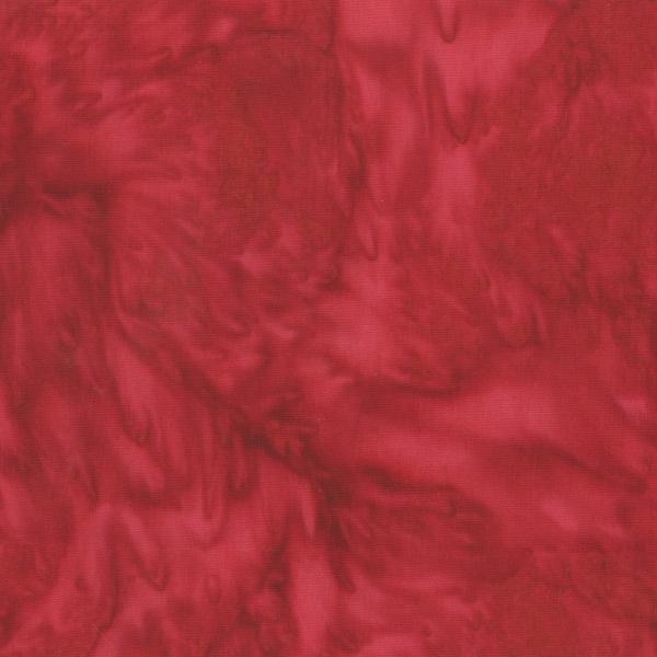 Anthology Fabrics BeColourful Batik by Jacqueline de Jonge BC08Q X Exotic Red