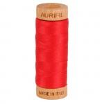 Aurifil Mako Cotton Thread 80wt 300 yds A1080-2250 Red