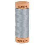 Aurifil Mako Cotton Thread 80wt 300 yds A1080-2610 Light Blue Grey