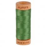 Aurifil Mako Cotton Thread 80wt 300 yds A1080-2890 Very Dark Grass Green