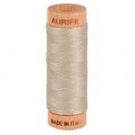 Aurifil Mako Cotton Thread 80wt 300 yds A1080-5011 Rope Beige