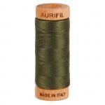 Aurifil Mako Cotton Thread 80wt 300 yds A1080-5012 Dark Green