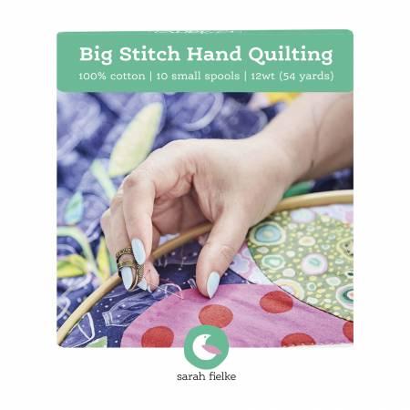 Aurifil Big Stitch Hand Quilting by Sarah Fielke 12wt Thread 10 Small Spools