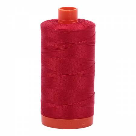 Aurifil Mako Cotton Thread Solid 50wt 1422yds MK50SC6-2250 Red
