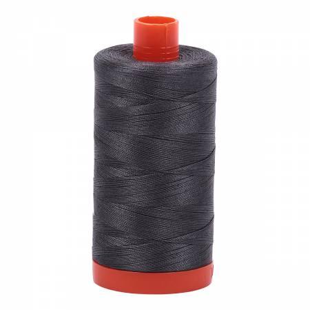 Aurifil Mako Cotton Thread Solid 50wt 1422yds MK50SC6-2630 Dark Pewter