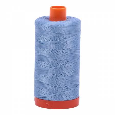 Aurifil Mako Cotton Thread Solid 50wt 1422yds MK50SC6-2720 Light Delft Blue