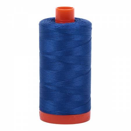 Aurifil Mako Cotton Thread Solid 50wt 1422yds MK50SC6-2735 Medium Blue
