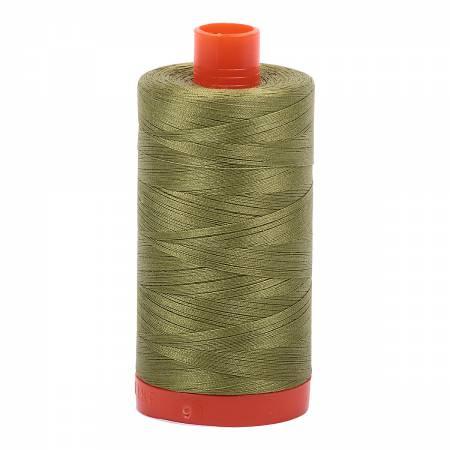 Aurifil Mako Cotton Thread Solid 50wt 1422yds MK50SC6-5016 Olive Green