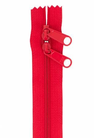By Annie Handbag Zipper 30 inch Double Slide ZIP30-265 Hot Red