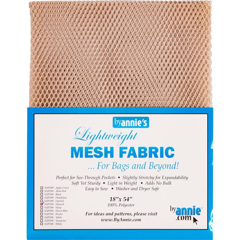 ByAnnie Light Weight Mesh Fabric Natural 18" x 54" SUP209-NAT