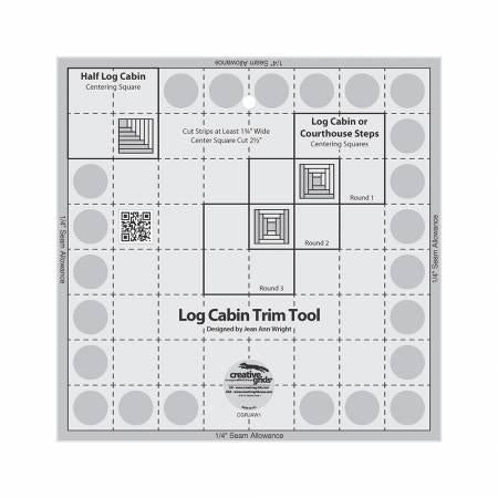 Creative Grids 8" Log Cabin Ruler CGRJAW1