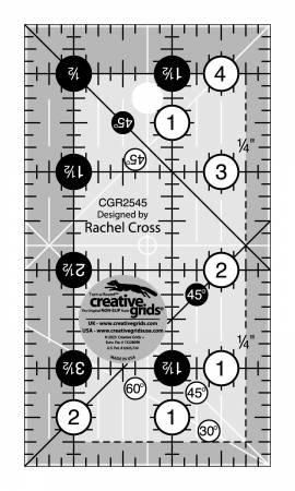 Creative Grids Ruler 2.5" x 4.5" CGR2545
