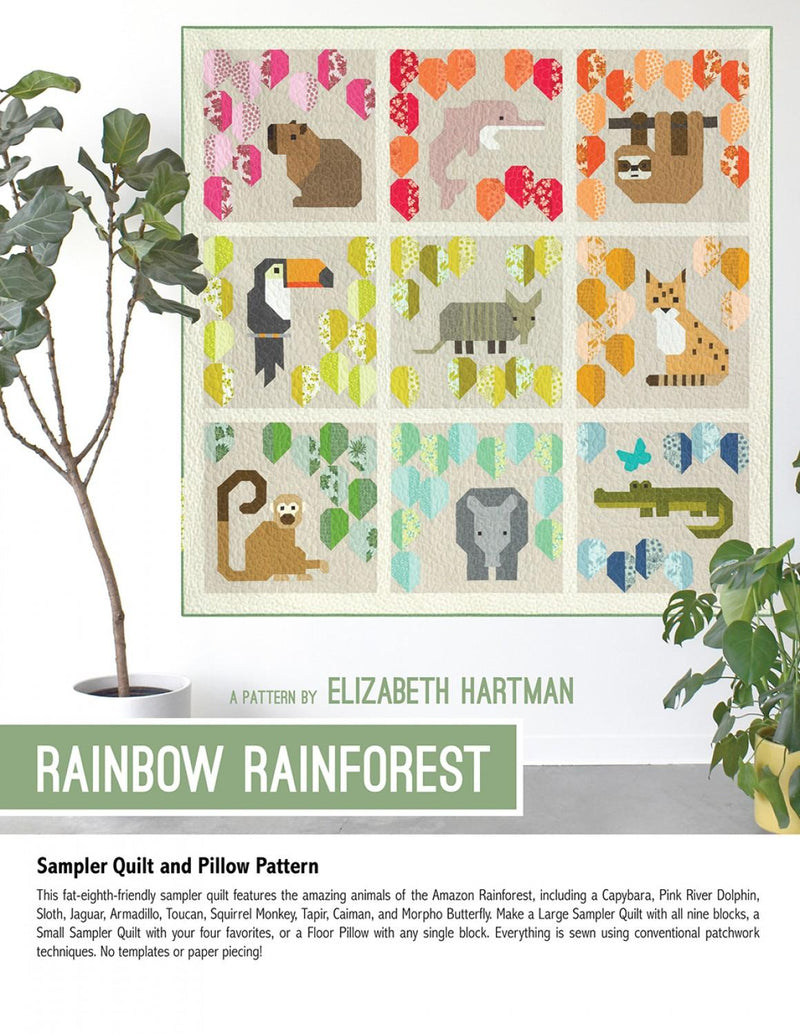 Elizabeth Hartman Rainbow Rainforest Pattern EH061