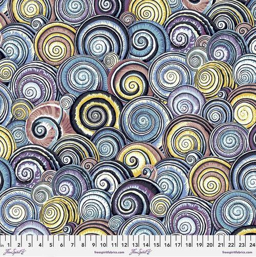 FreeSpirit Fabrics Kaffe Fassett Collective February '22 Collection Spiral Shells by Philip Jacobs P