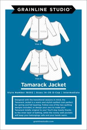 Grainline Studio LLC Tamarack Jacket (Sizes 14-30) by Jennifer Beeman GS1602 1430