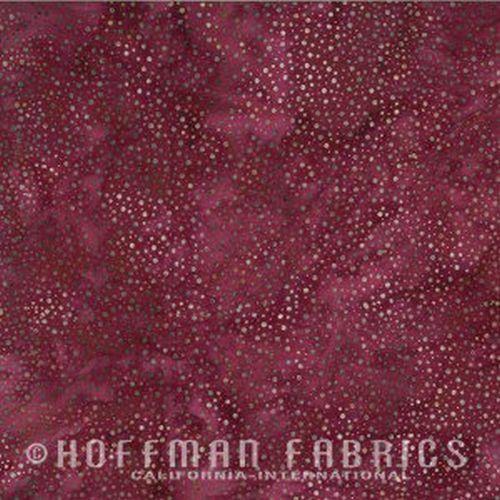 Hoffman Fabrics 885 Dot Batiks 885-143 Ruby