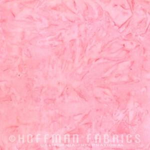 Hoffman Fabrics Batik Watercolors 1895-153 Tea Rose
