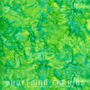 Hoffman Fabrics Batik Watercolors 1895-71 Lime