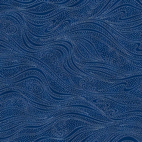 In the Beginning Fabrics Color Movement by Kona Bay 1MV 13 Lapis